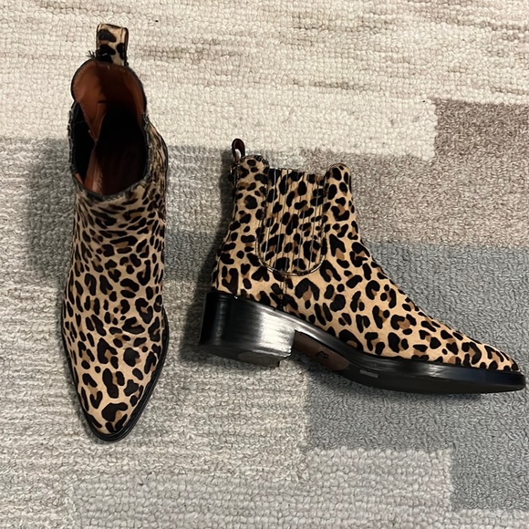 Coach Bowery Bootie in Leopard 8 - Picture 3 of 9